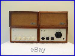 Vintage Old Klh 8 & Model 13 MID Century Fm Stereo Hi-fi Tube Amplifier Radio