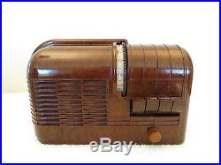 Vintage Old Machine Age Turbine Gem Mint Antique General Electric Bakelite Radio
