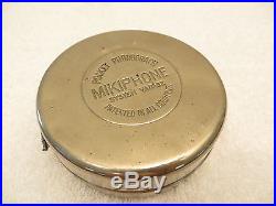 VINTAGE OLD MIKIPHONE MINIATURE PHONOGRAPH GREAT CONDITION AND WORKING
