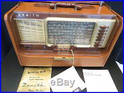 Vintage Old Near Mint Zenith MID Century Multiband Antique Transoceanic Radio
