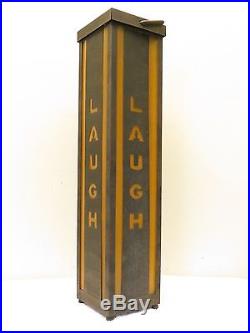 Vintage Old Rare Antique On Air Laugh Radio Television Station Lightup Sign
