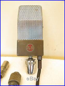 Vintage Old Rca 74-b Art Deco MID Century Antique Radio Studio Ribbon Microphone