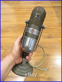 Vintage Old Rca 77 Antique Abc Radio Tv Studio Ribbon Microphone + Sounds Great