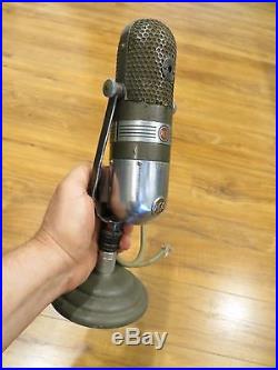 Vintage Old Rca 77 Antique Abc Radio Tv Studio Ribbon Microphone + Sounds Great