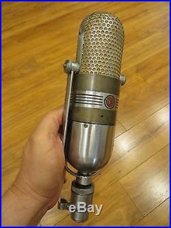 Vintage Old Rca 77 Antique Radio Tv Studio Ribbon Microphone + Multi-impedance