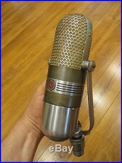 Vintage Old Rca 77 Antique Radio Tv Studio Ribbon Microphone + Multi-impedance