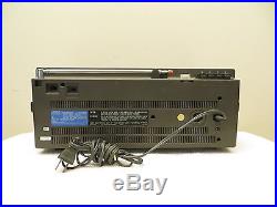 Vintage Old Sony Icf-6800w Multiband Transistor Radio Receiver & Good As It Gets