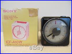 Vintage Old Sony The Beatles Here Comes The Sun Antique In Box Clock Radio
