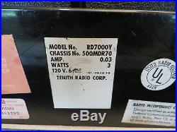 Vintage Old Zenith 7000 MID Century Multiband Antique Transoceanic Radio L@@k