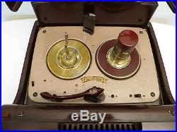 Vintage Old Zenith Cobra Twin Seven 2 Turntable Antique Radio Phonograph