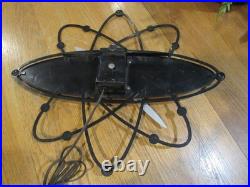 VINTAGE ORIGINAL 1950's RCA TUBES CLOCK ATOMIC CLOCK RUNS GREAT