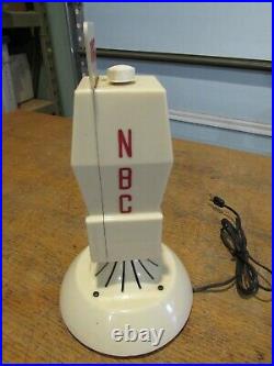 VINTAGE ORIGINAL 1950's WBCK MICROPHONE RADIO 930 ON YOUR DIAL BATTLE CREEK, MI