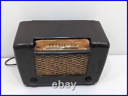 VINTAGE Puritan Tube Radio Sold By Pure Oil Gas Station Antique 1940's Rare