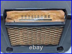 VINTAGE Puritan Tube Radio Sold By Pure Oil Gas Station Antique 1940's Rare
