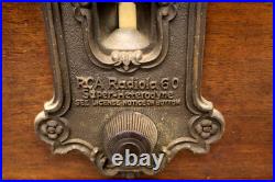 VINTAGE RADIO 1920s RCA RADIOLA 60 Super Heterodyne Tube AR-95 NOT WORKING