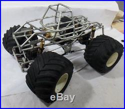Vintage Radio Control 4wd 4ws Duel Electric Engine Metal Tube Chassis 17 Long