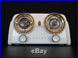 Vintage Rare Color Old Crosley MID Century Bakelite Dashboard Radio Plays Great
