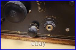 VINTAGE RCA RADIOLA II MODEL AR-800 RADIO VG CONDX with COVER & TUBES