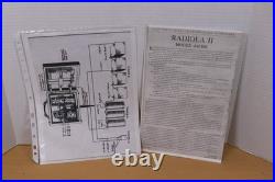 VINTAGE RCA RADIOLA II MODEL AR-800 RADIO VG CONDX with COVER & TUBES