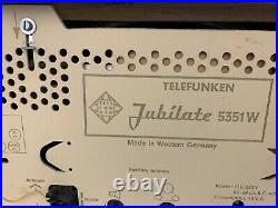 VINTAGE TELEFUNKEN JUBILATE 5351W FM/AM/SW TUBE RADIO Made In (Western) Germany