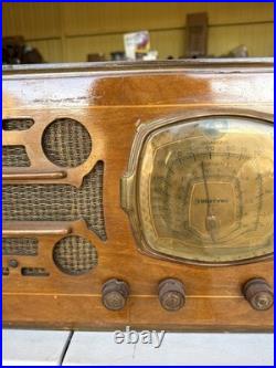 VINTAGE TRUETONE AUTODIAL TUBE RADIO D-716 WOOD CASE Project