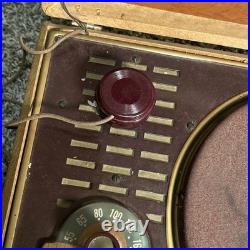 VINTAGE Wilcox Gay Recordette 0J10 AM Tube Radio Record Cutter Recorder Player