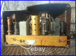 VINTAGE ZENITH TABLETOP Tube RADIO MODEL 5-R-312 1938 WORKING