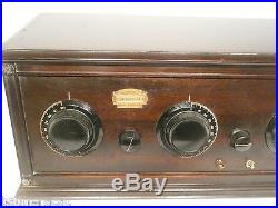 VIntage GAROD Type M RADIO untested RADIO with 5 EARLY STYLE TUBES CLEAN UNIT