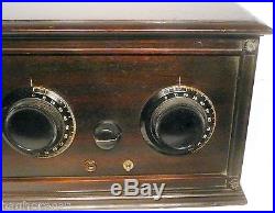VIntage GAROD Type M RADIO untested RADIO with 5 EARLY STYLE TUBES CLEAN UNIT