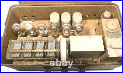 VIntage SILVERTONE NEUTRODYNE BREADBOX MODEL H RADIO Untested with 7 tubes