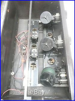 VIntage large FADA model 175A BATTERY / TUBE RADIO Untested with ORIG MANUAL