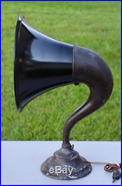 VTG (1925) Silvertone WLS Bakelite & Metal Horn Speaker Looks AWESOME