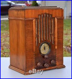 VTG (1934) Zenith 808 TOMBSTONE Broadcast & Shortwave Tube Radio Receiver