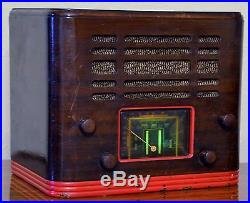 VTG (1936) Halson 536 BC & SW Tube Radio Receiver WORKING Video Included
