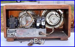 VTG (1937) Detrola 175E Broadcast & Shortwave Tube Radio with Electronic Tuning