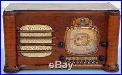 VTG (1937) Restored & Working Truetone D-727 BC &SW Radio Receiver MOTORIZED