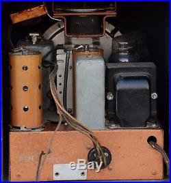 VTG (1938) Zenith CUBE 5-S-220 BC & SW Tube Radio Receiver BEAUTIFUL