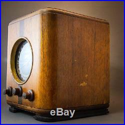 VTG (1938) Zenith CUBE 5-S-220 BC & SW Tube Radio Receiver BEAUTIFUL AS IS