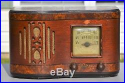 VTG (1939) Firestone Air Chief S-7398-1 Beaumont Broadcast Tube Radio Receiver