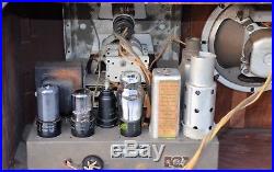 VTG (1939) Sears Silvertone 6128 BC & SW Tube Radio Receiver with Magic Eye
