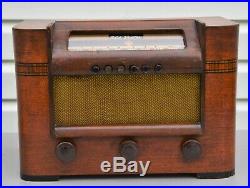 VTG (1940) RCA Victor 16X4 AM Broadcast Tube Radio Receiver IT WORKS