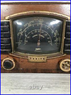 VTG 1942 Zenith Shortwave/Standard radio Model 6S632 Does Not Work