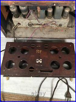 VTG 1942 Zenith Shortwave/Standard radio Model 6S632 Does Not Work