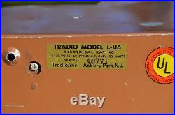 VTG (1946) Tradio LU-6 Hotel Coin-Operated Broadcast Tube Radio Receiver