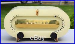 VTG (1951) Zenith H511W RACETRACK BC AM Tube Radio Receiver It WORKS