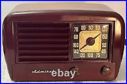 VTG Admiral Super Aeroscope 7T10-5K1 Bakelite Radio 1940's Works Read Descript