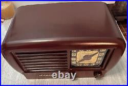 VTG Admiral Super Aeroscope 7T10-5K1 Bakelite Radio 1940's Works Read Descript