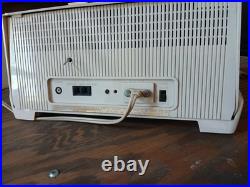 VTG GE Musaphonic AM Tube Radio. Well Reserved Dusty Pink 1960/70s. Works