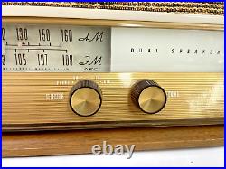 VTG General Electric GE Musaphonic Radio Tube Model T151A AM/FM/AFC Tested Works