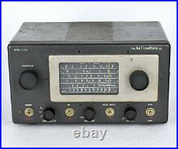 VTG Hallicrafters S-53A Tube AM Band Shortwave SWL Amateur Radio Receiver WORKS